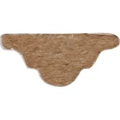 Decorlijst zelfklevend MDF wit folie 9x22 mm 260 cm