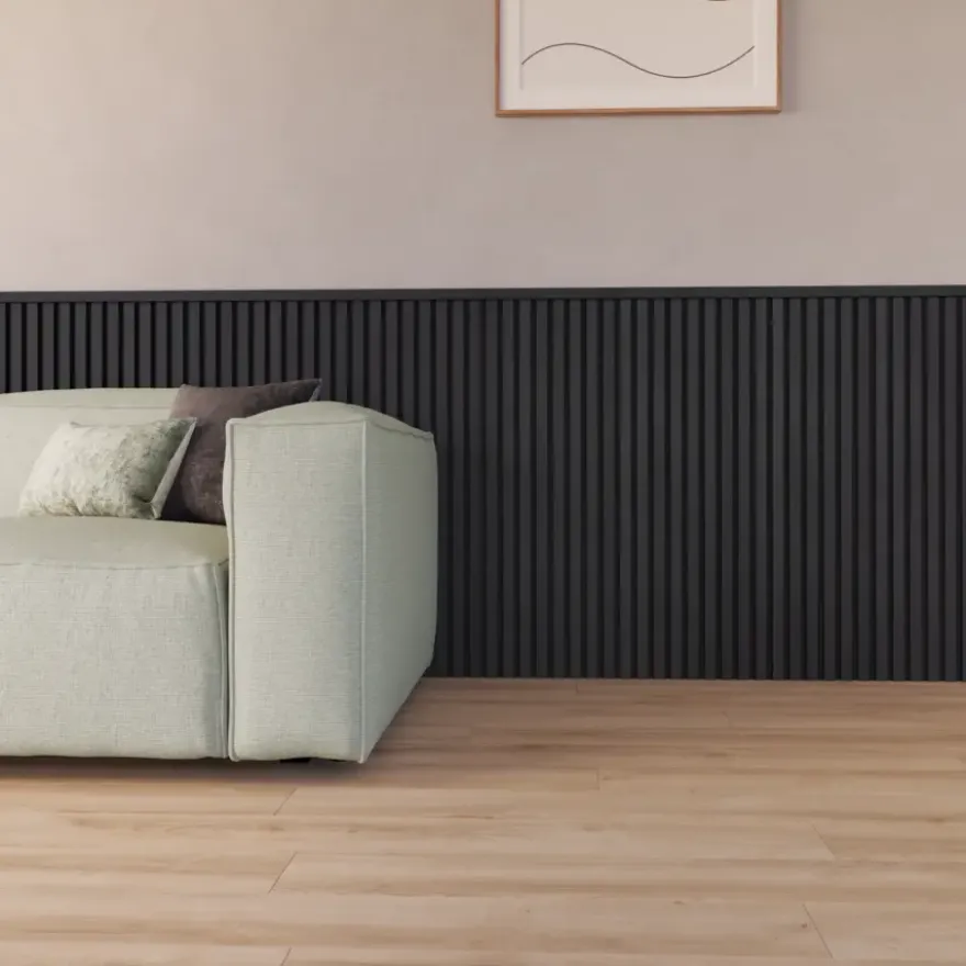 Decowall Acoustic eindprofiel lava eiken 260cm