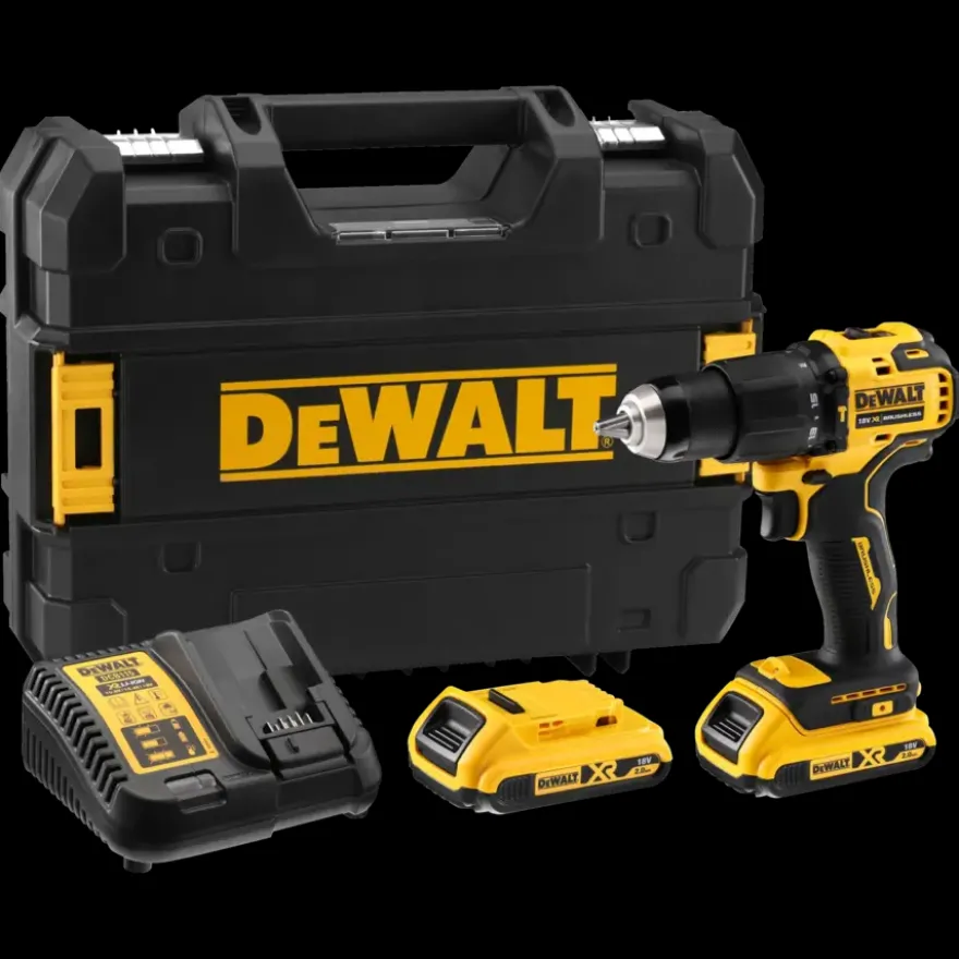 DeWalt 18V XR klopboormachine brushless DCD709D2T-QW incl. 2 accu's 1.5Ah + lader