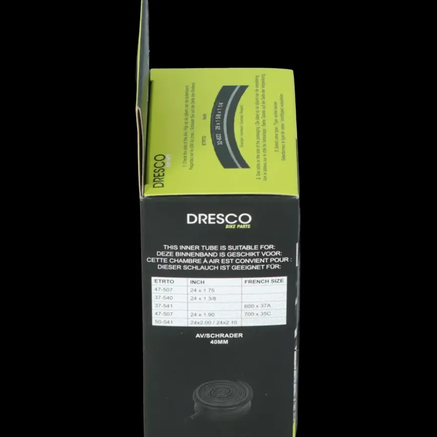 Dresco binnenband 24 x 1.70-2.20 (44/50-507) schrader 40mm