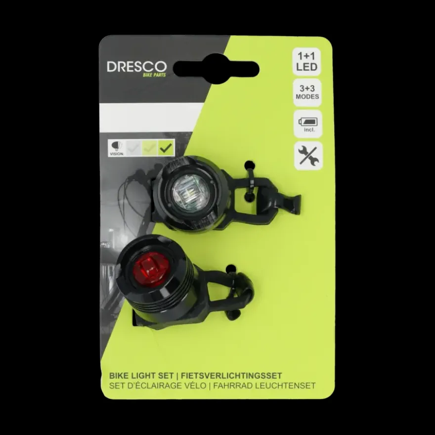 Dresco Bullet fietsverlichtingsset