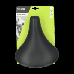 Dresco City Retro fietszadel zwart