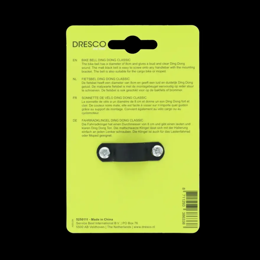 Dresco fietsbel dingdong classic
