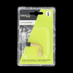 Dresco haakse pompnippel autoventiel