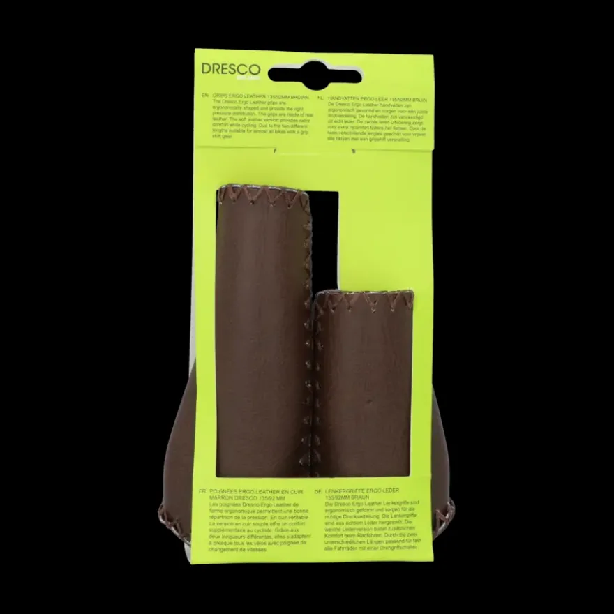 Dresco handvatten ergo leer bruin