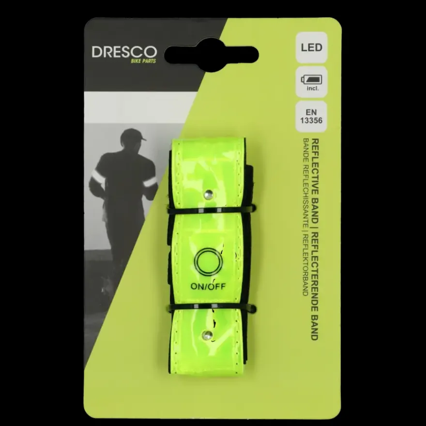 Dresco reflecterende armband LED