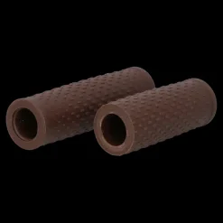 Dresco soft grip fiets handvatten 119/92 mm bruin