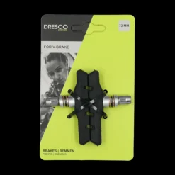 Dresco v-brake remblokken 72mm 2st