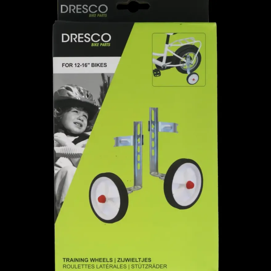 Dresco zijwieltjes 12-16''