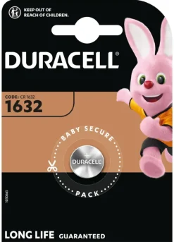 Duracell Batterij CR1632 Lithium knoopcelbatterij