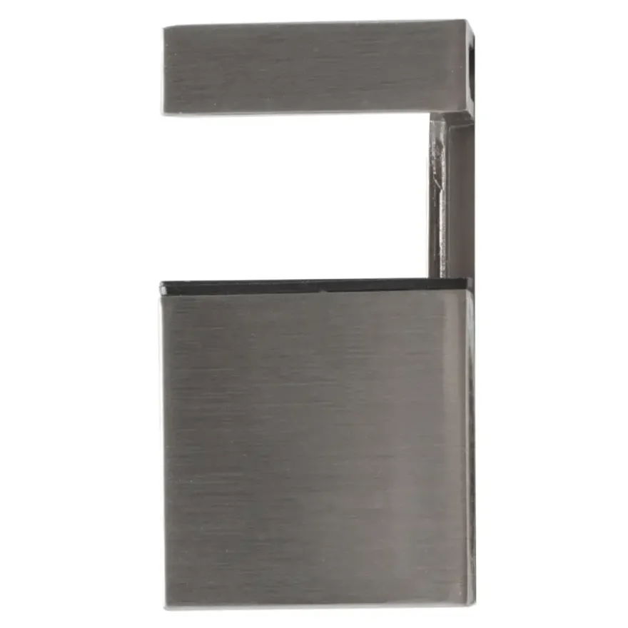 Duraline plankdrager clip cube mini geborsteld nikkel