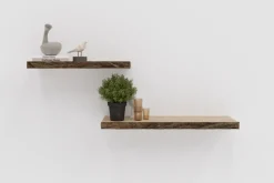 Duraline wandplank eikenfineer met schors 80x23,5 cm 38mm