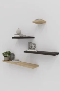 Duraline wandplank XL4 antraciet eiken 80x23,5 cm 38 mm