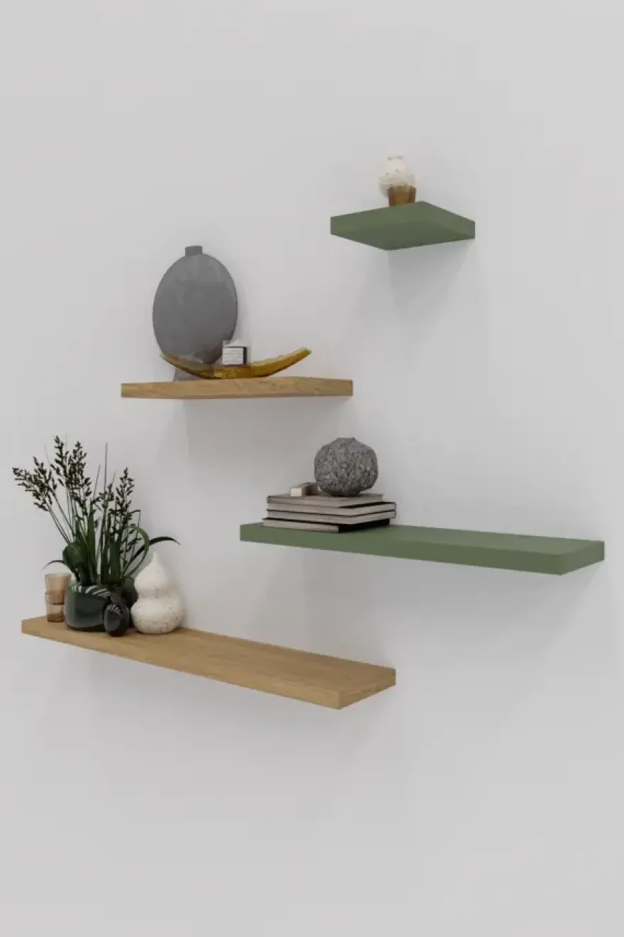 Duraline wandplank XL4 naturel eiken 23,5x23,5 cm 38 mm