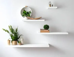 Duraline wandplank XL4 wit eiken 118x23,5 cm 38 mm