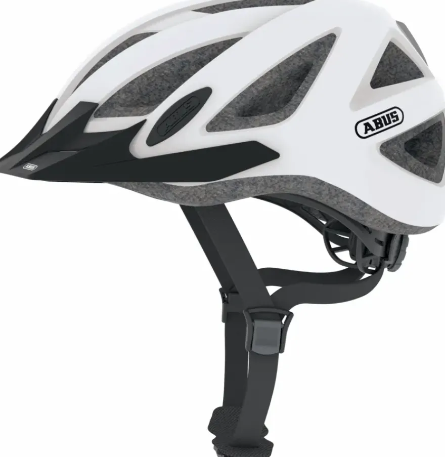 Fietshelm City Pro shiny white L