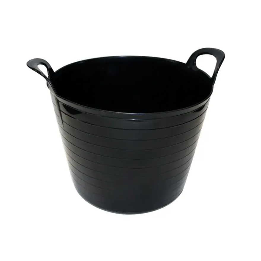 Flexibele kuip 40 liter zwart