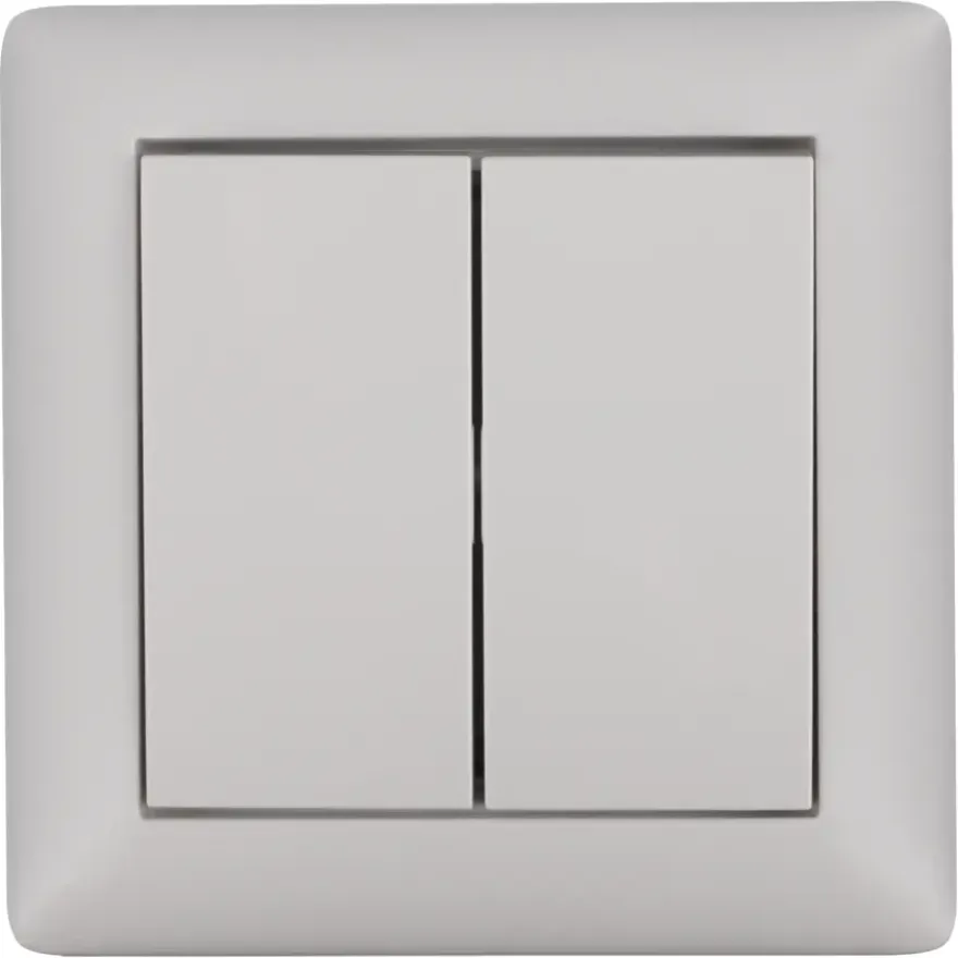 Gira ST55 inbouw wissel-/wisselschakelaar wit