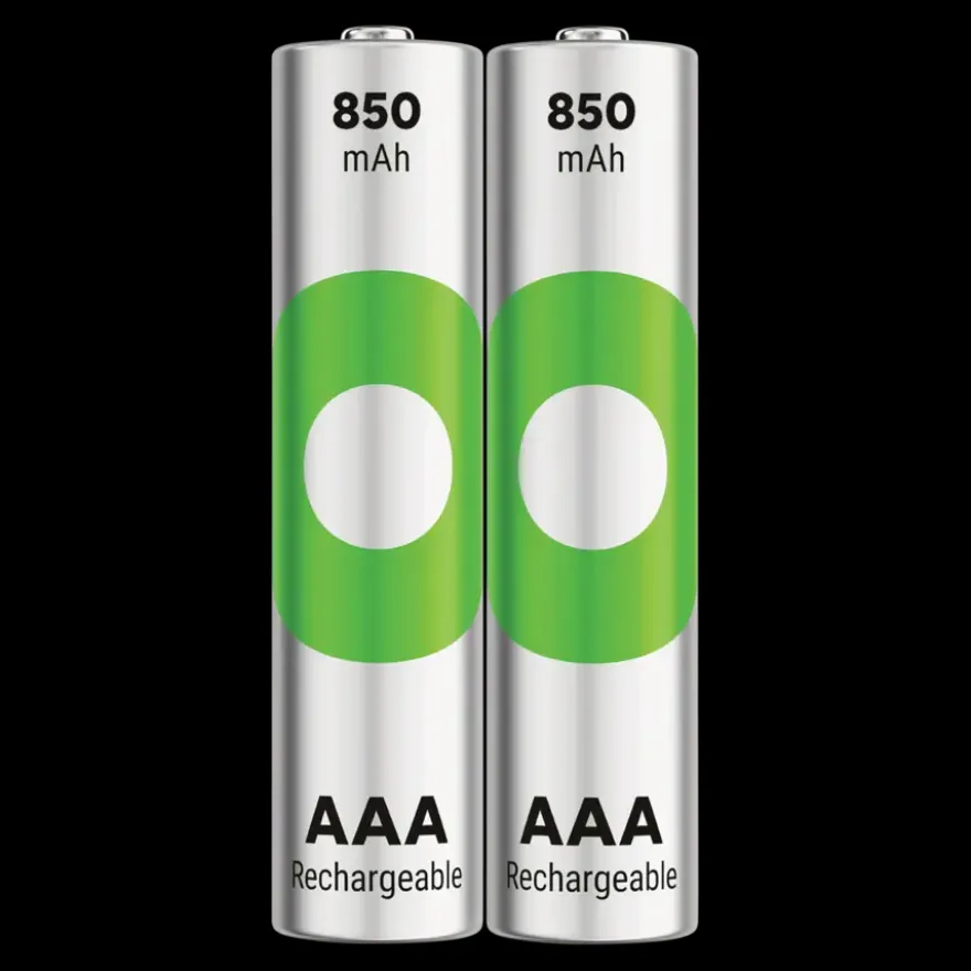 GP Batterij Oplaadbaar AAA NiMH 850mAh ReCyko 1,2V 2 Stuks