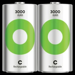 GP Batterij Oplaadbaar C NiMH 3000mAh ReCyko 1,2V 2 Stuks
