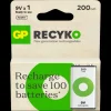 GP Batterij Oplaadbaar 9V NiMH 200mAh ReCyko 8,4V 1 Stuk