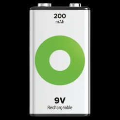 GP Batterij Oplaadbaar 9V NiMH 200mAh ReCyko 8,4V 1 Stuk