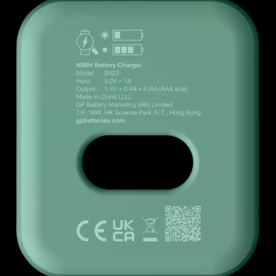 GP batterijlader USB-C (zonder batterijen)