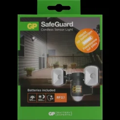 GP Safeguard LED buitenlamp op batterijen met bewegingsmelder