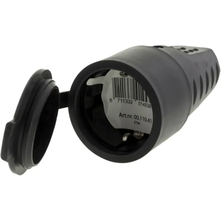 Handson contrastekker rubber zwart