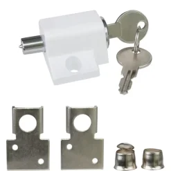 Handson drukcilinder oplegslot wit
