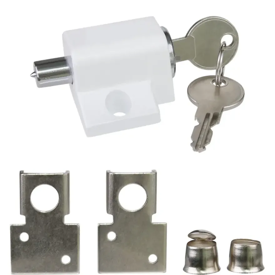 Handson drukcilinder oplegslot wit