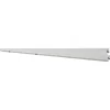 Handson plankdrager dubbel mat zilver 22 cm