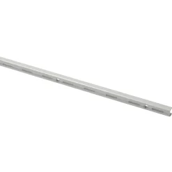 Handson rail enkel mat zilver 200 cm (2 stuks)