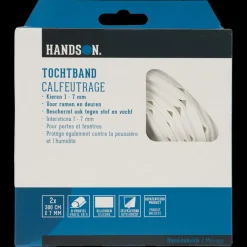 Handson tochtband O-profiel siliconen wit 3 meter 2 stuks
