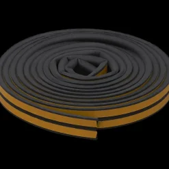 Handson tochtband P-profiel EPDM rubber antraciet 3 meter 2 stuks