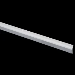 Handson tochtstrip wit kunststof 93 cm met grijze borstel
