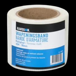 Handson wapeningsband zelfklevend voor gipsplaten 45 m 50 mm wit