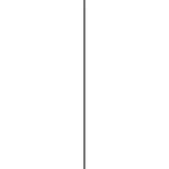 Hoekprofiel kunststof antraciet 20x20 mm 260 cm