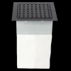 Hydroblob IP15 infiltratieput met zwart rooster 20 x 20 x 33 cm 15 l