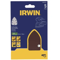 Irwin schuurvel voor de OK handpalmschuurmachine, zelfklevend K60, 5 stuks
