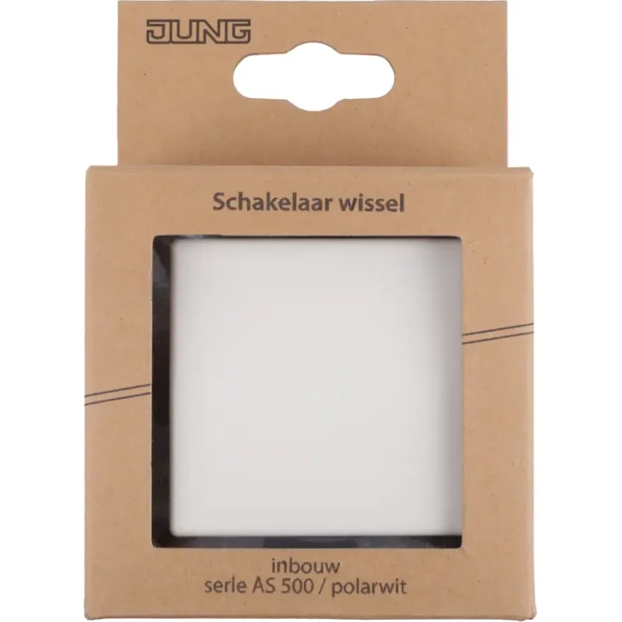 JUNG AS500 Wisselschakelaar wit