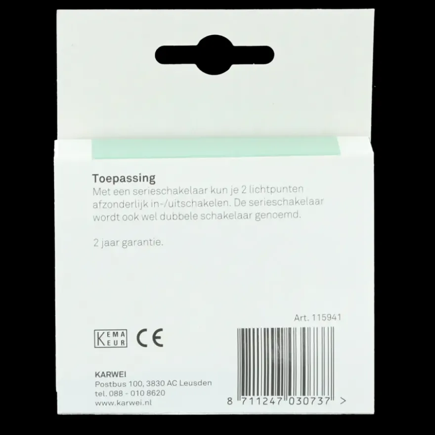 KARWEI Aurora serieschakelaar wit