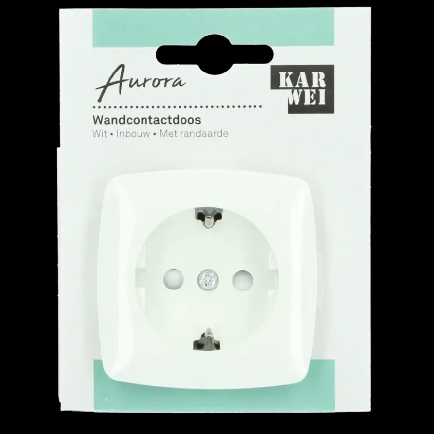 KARWEI Aurora wandcontactdoos RA wit