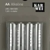 KARWEI Batterij Alkaline AA 4 stuks