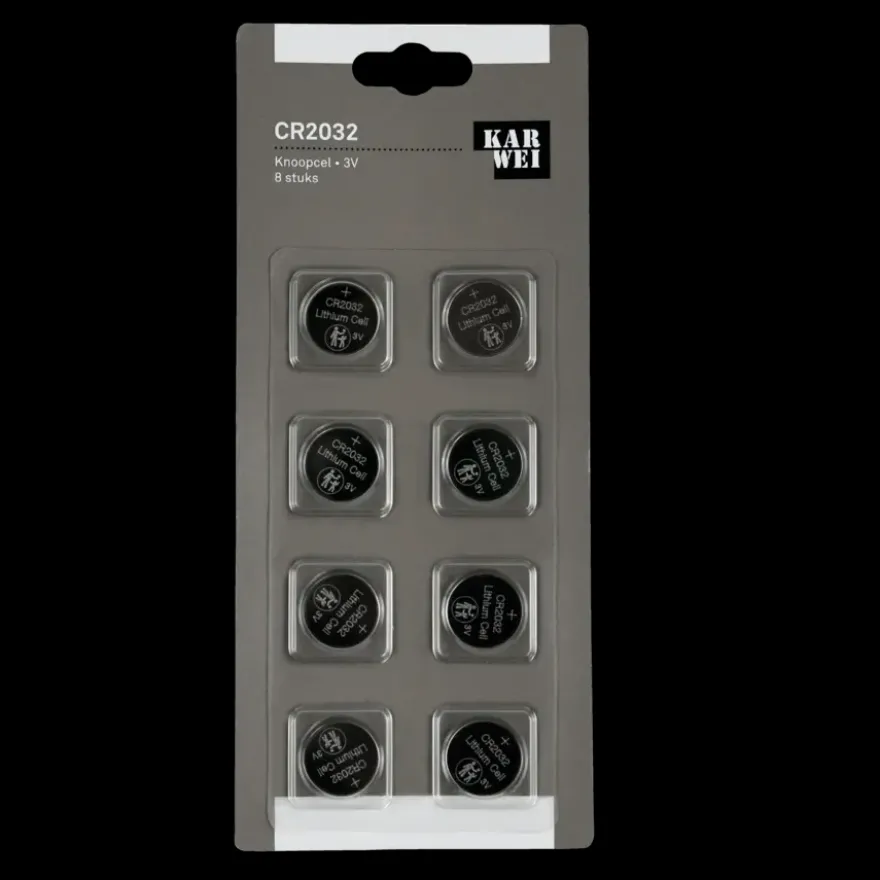 KARWEI Batterij Knoopcel 2032 8 stuks