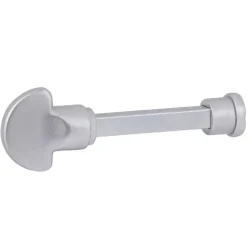 Karwei deurkruk set Antonio ovaal schild vrij-bezet sluiting 63/8 mm aluminium