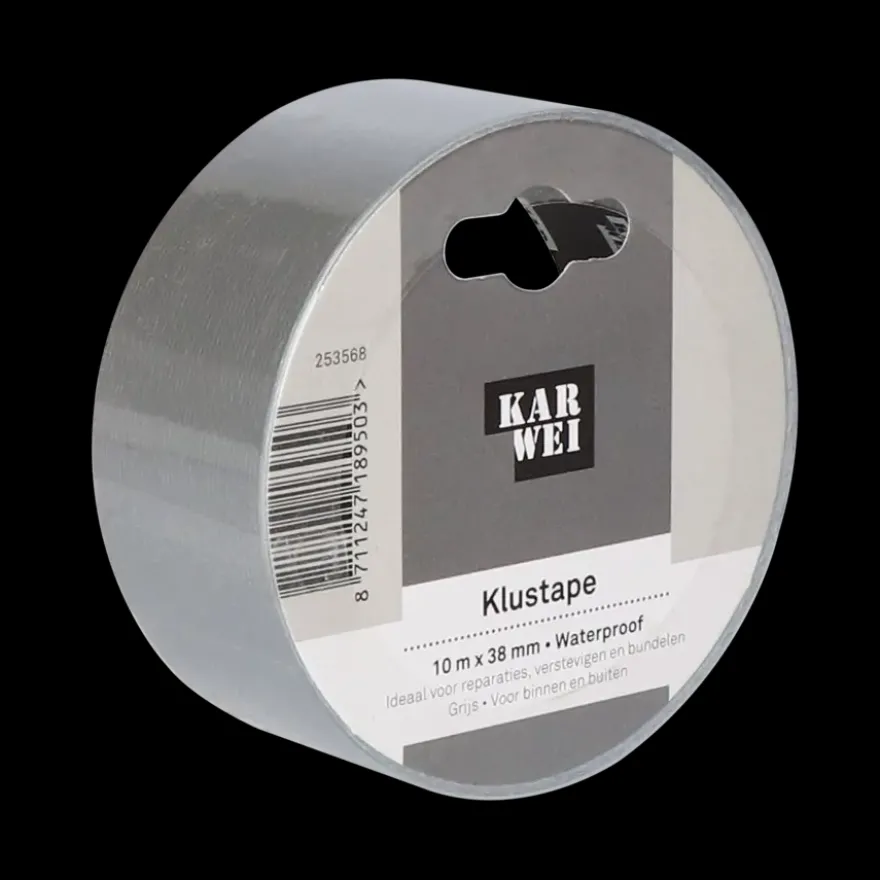 KARWEI klus- en reparatietape grijs 10 m x 38 mm