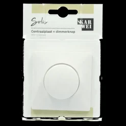 KARWEI Solis centraalplaat dimmer wit