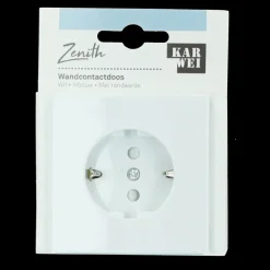 KARWEI Zenith enkel wandcontactdoos wit