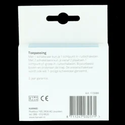 KARWEI Zenith wisselschakelaar mat zwart
